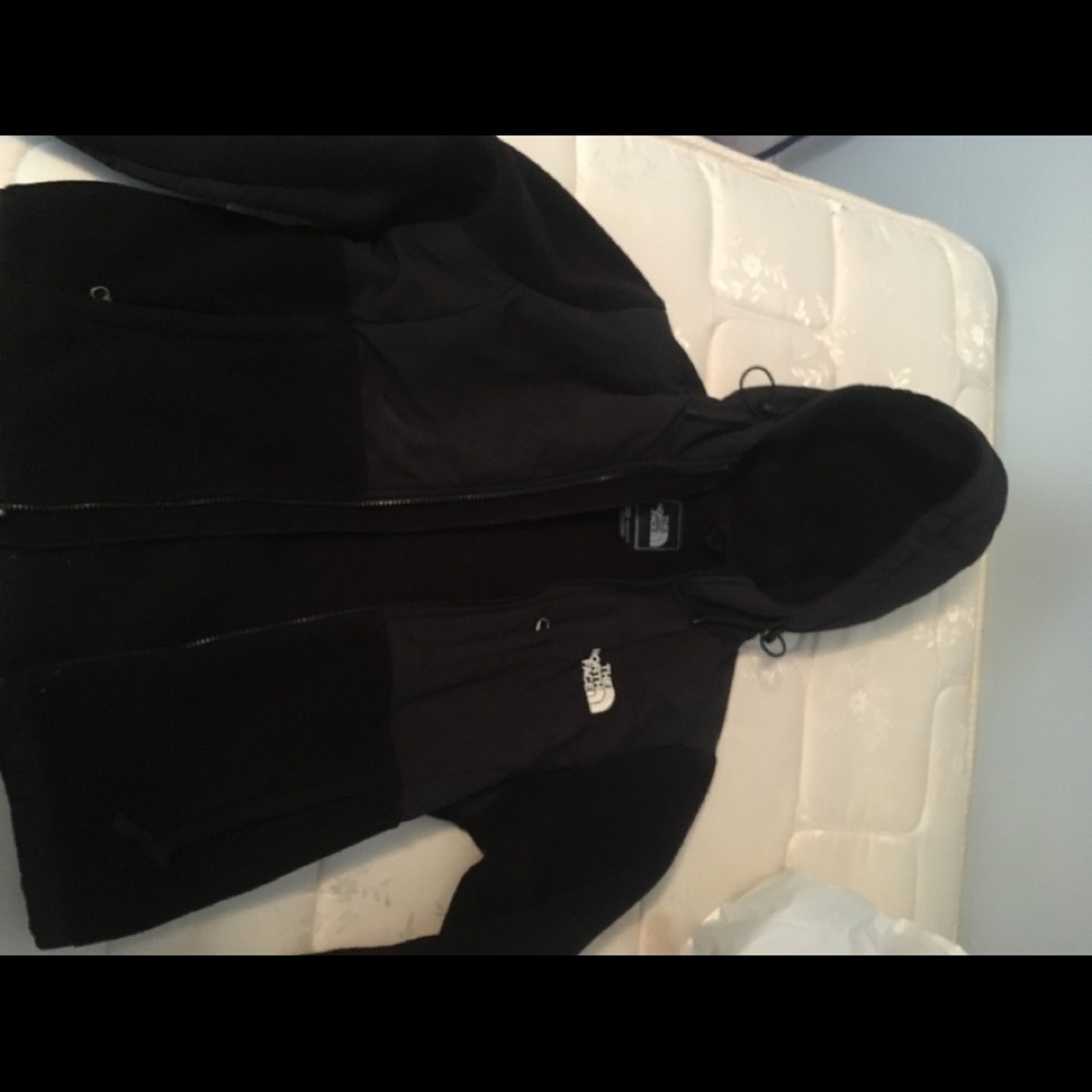North Face black Womens Denali fleece hoodie